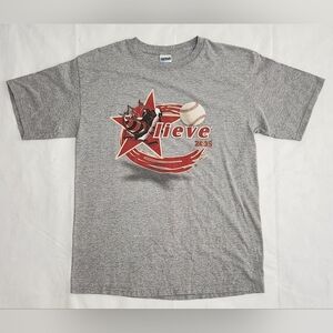 Vintage Houston Astros 2005 Playoffs Believe Killer Bee's T-Shirt Size Large